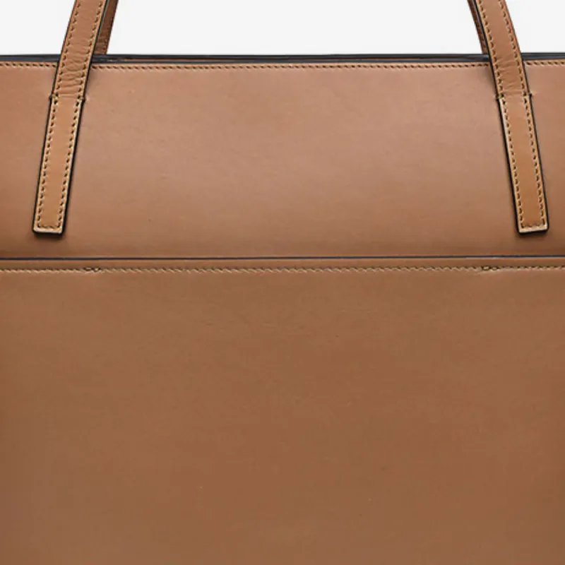 RADLEY Cow Leather Tote Bag Shopping Bag Handbag Shoulder Bag Large Size Women's Brown-2