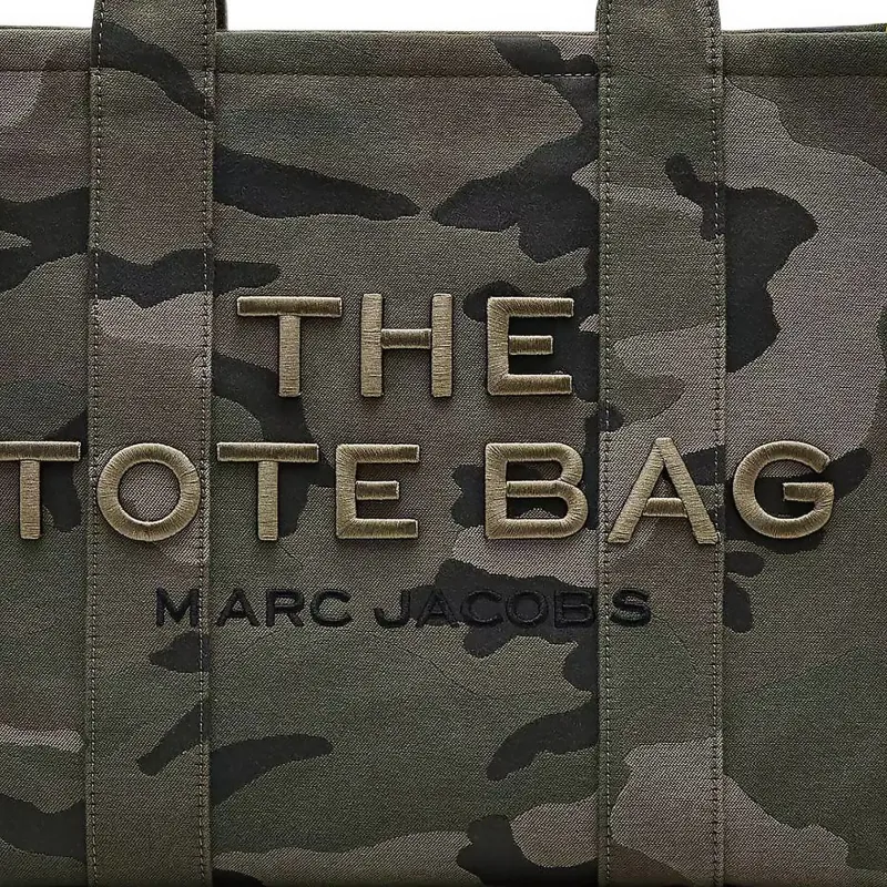 MARC JACOBS The Camo Jacquard Large Tote Bag-4
