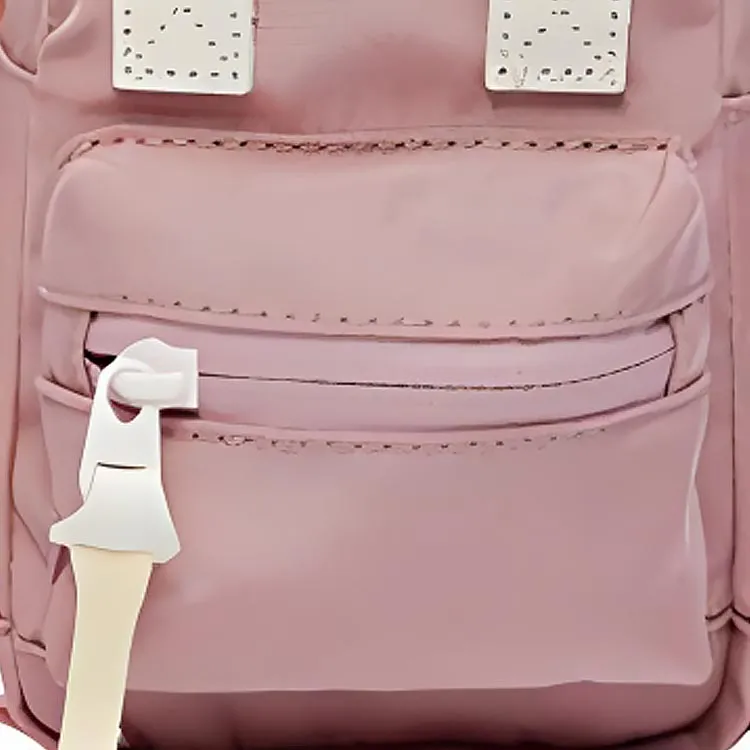 CANVAS REPUBLIC Polyester Cell Phone Pouch Shoulder Bag Crossbody Bag Mini Women's Sesame Peach-3