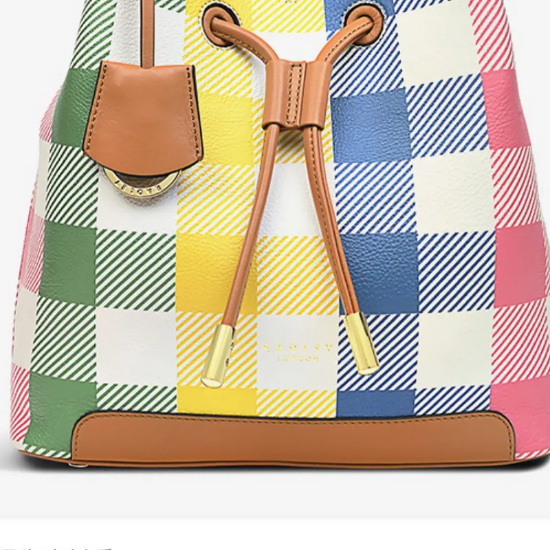 RADLEY Cow Leather Backpack Medium Size Women's White & Multicolor-2