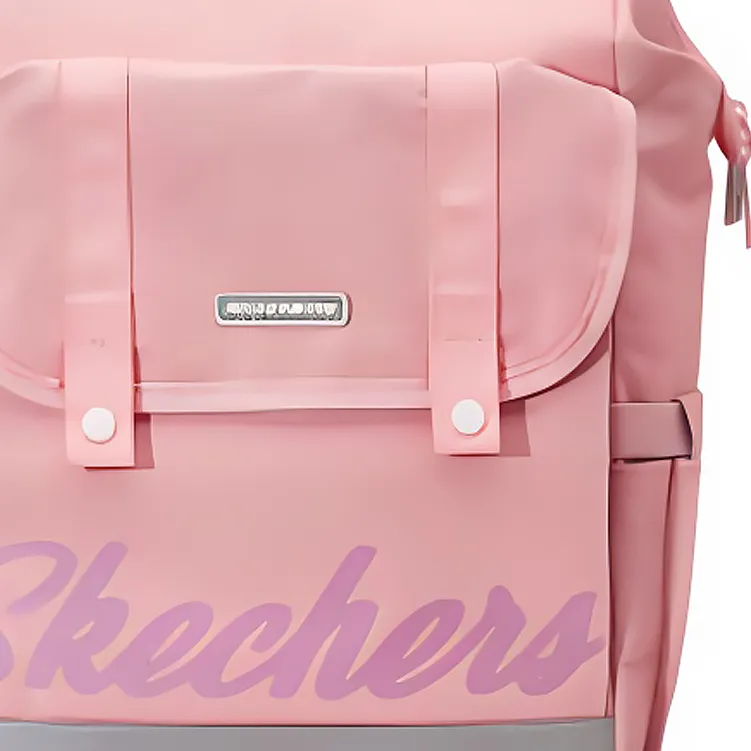 Skechers Fabric Handbag, Backpack Regular Unisex Coral Pink-4