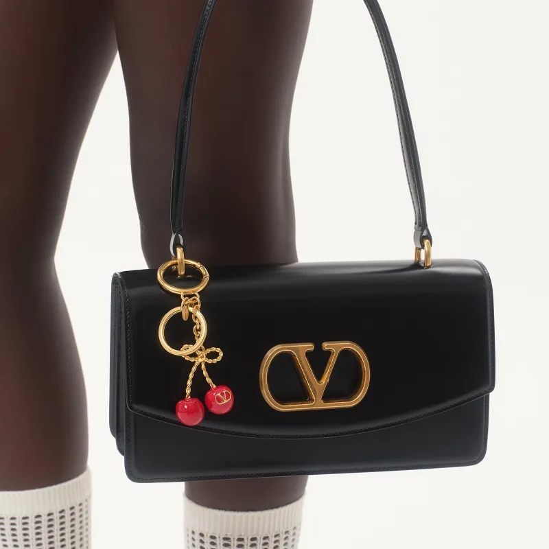 Valentino Metal Bag Accessory Women's Red & Gold-3