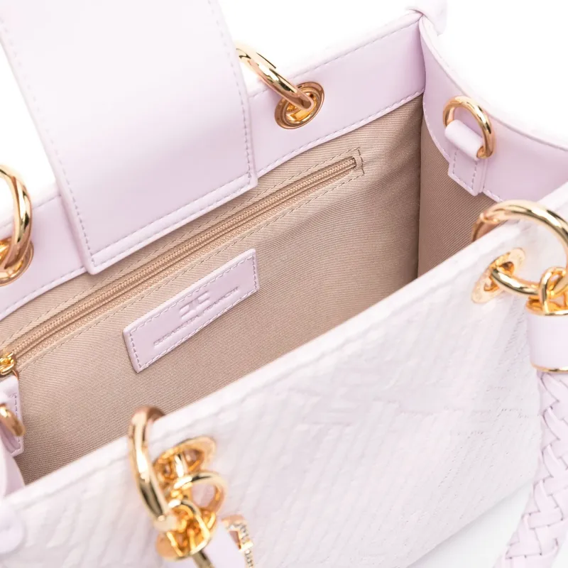 Elisabetta Franchi Polyester One Shoulder Handbag Regular Women's Light Purple-2