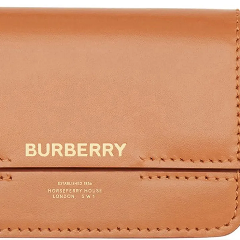 Burberry Cow Leather Crossbody Bag, Shoulder Bag Women's Flesh Cardamom-4