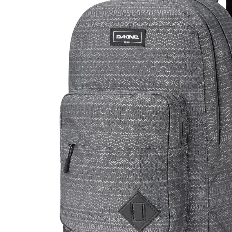 Dakine Polyester Backpack Medium Size Unisex Gray Geometric Pattern-3