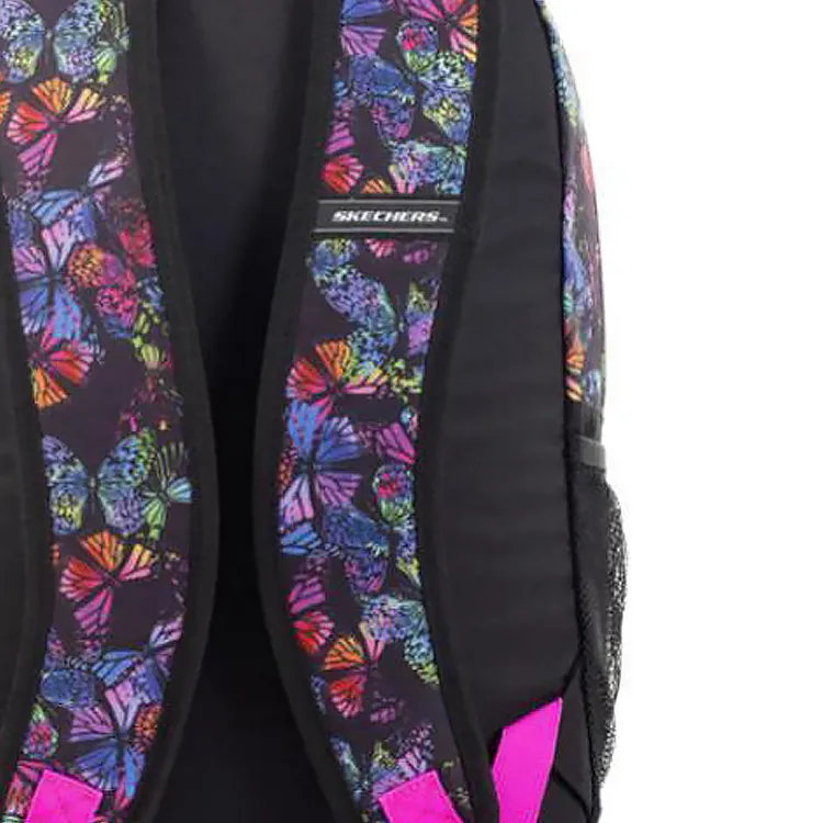 Skechers Polyester Backpack Men's Pink Purple-3