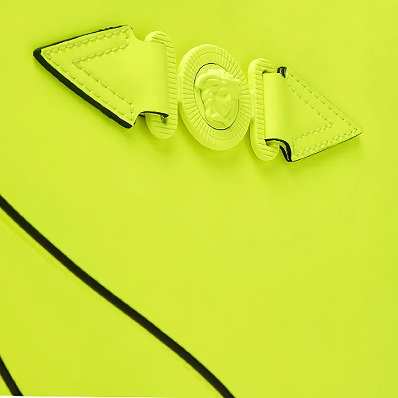 VERSACE Polyester Clutch Men's Yellow-4