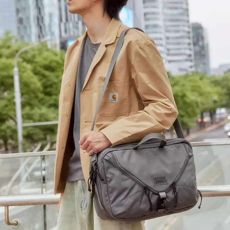 MYSTERY RANCH 27L Briefcase One Shoulder Crossbody Outdoor Bag Nylon Shadow Gray Unisex-4