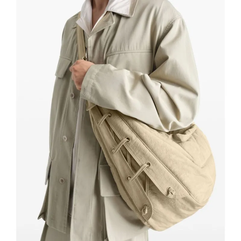 Lemaire Nylon Croissant Bag Shoulder Bag Tubas Unisex Khaki-3