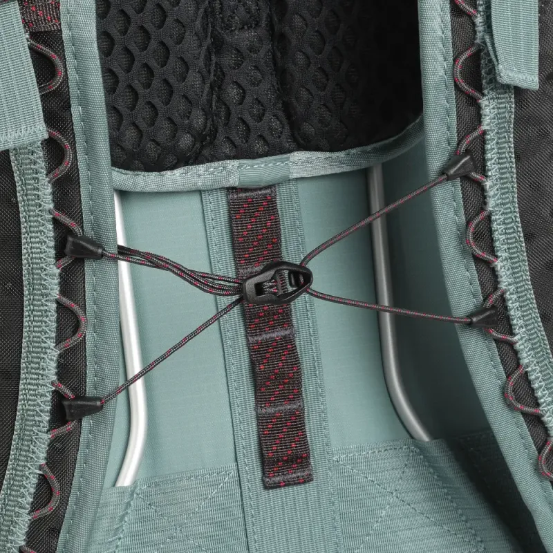 KLATTERMUSEN 32L 24L Backpack Double Shoulder Outdoor Bag Fabric Jade Green Emerald Green Unisex-4