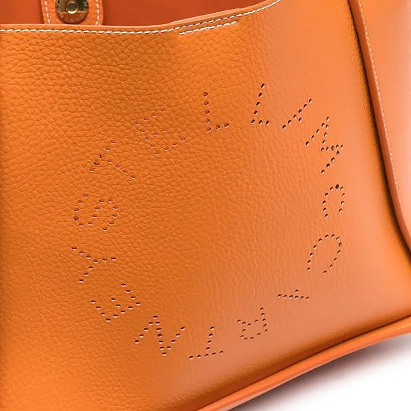 Stella McCartney Logo Perforated Shoulder Bag-4