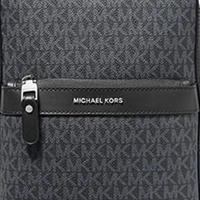 MICHAEL KORS Hudson Canvas Fanny Pack Sling Bag Crossbody Bag Shoulder Bag Men's Navy And Black-4