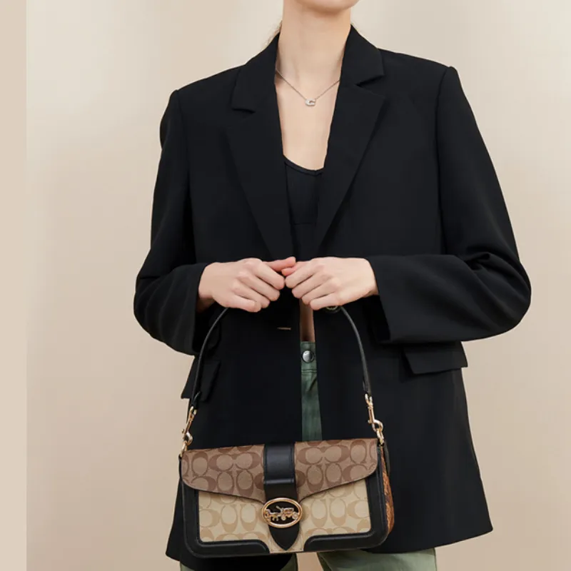 COACH Women's Georgie 27 Shoulder Bag-3
