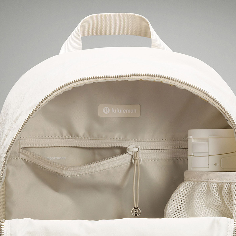Lululemon Nylon Backpack Mini Women's Bone White - POIZON