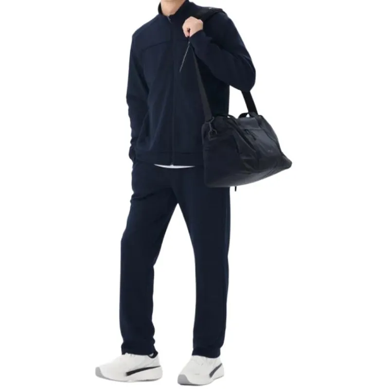 FILA Nylon Gym Bag Medium Size Unisex Black-4