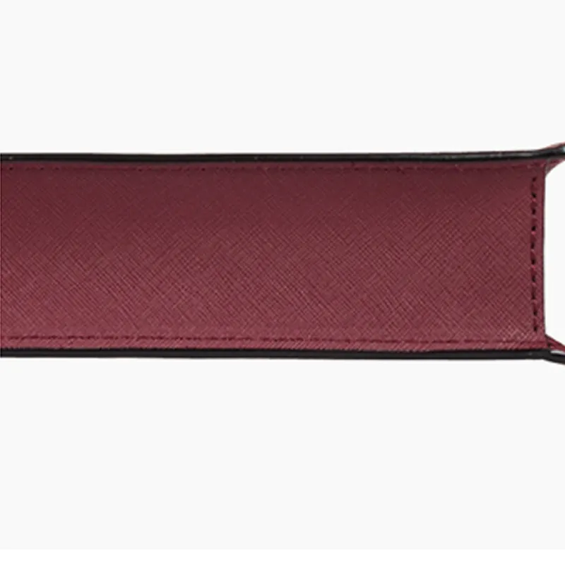 Kate Spade Cow Leather Clutch, Crossbody Bag Women's Maroon-6