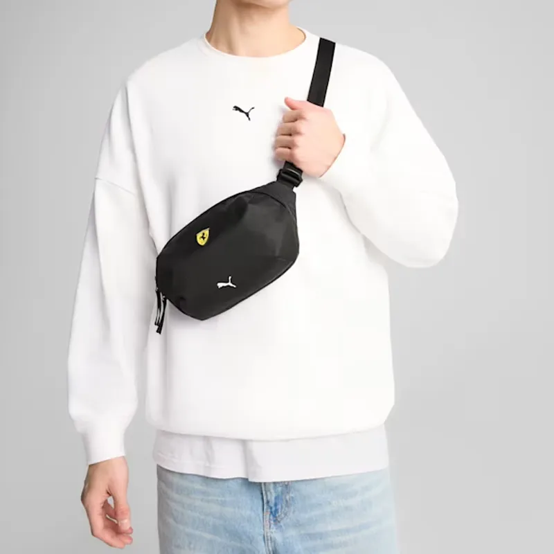 PUMA Ferrari Collaboration Polyester Fanny Pack Regular Unisex Black-3