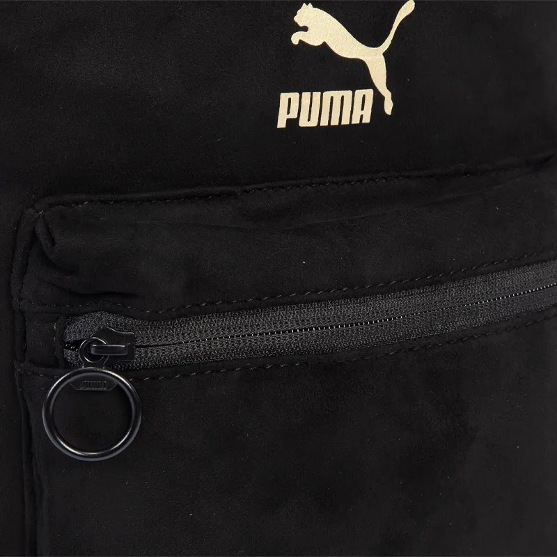 PUMA Fabric+Artificial Leather Backpack Regular Women's Black-6