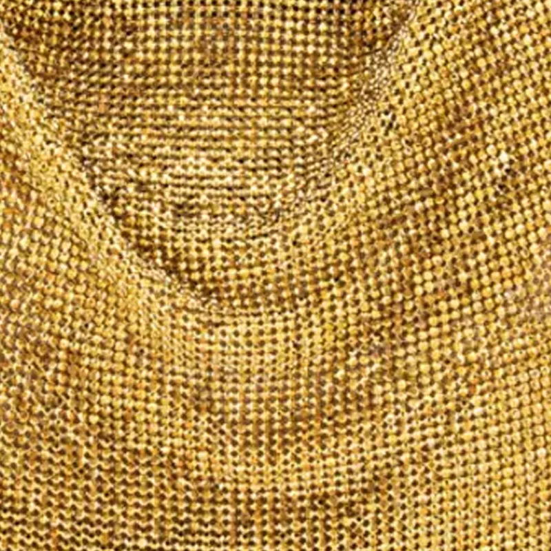 KARA Crystal Shoulder Bag Handbag Shoulder Bag Women's Gold-3