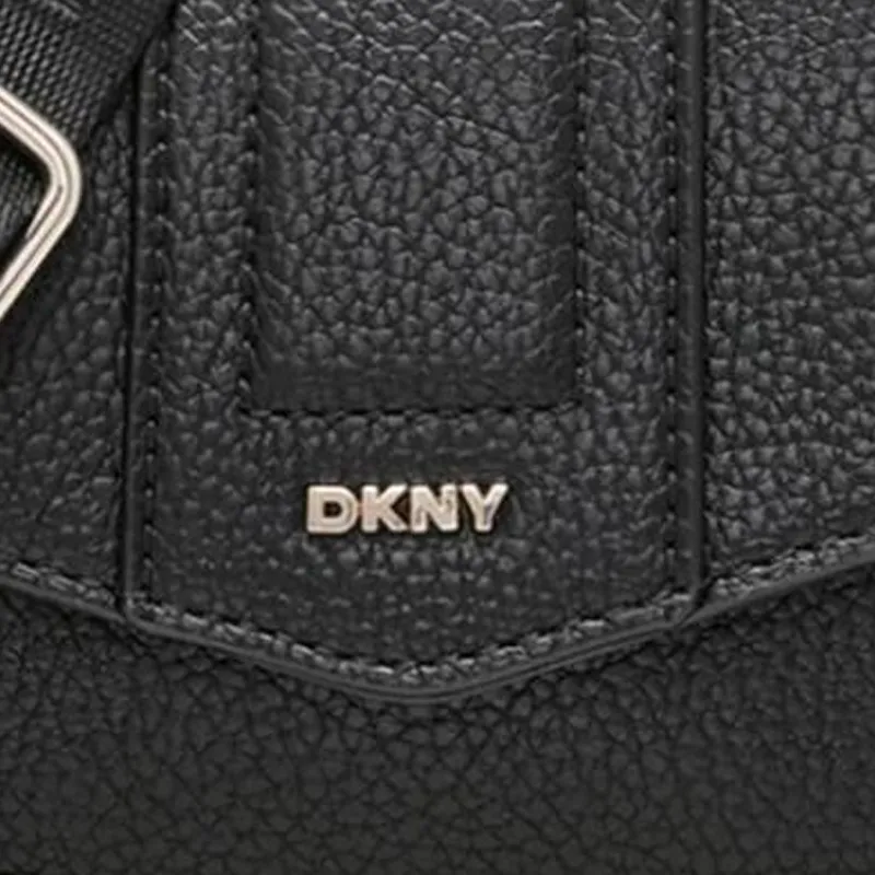 DKNY Recycled Polyester Shoulder Bag Crossbody Bag Mini Women's Black-3