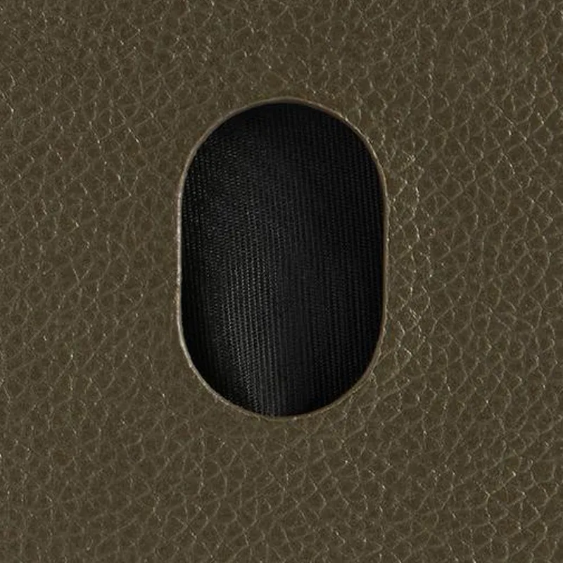 Balenciaga Grained Calfskin Card Holder Men's Dark Green & White-7