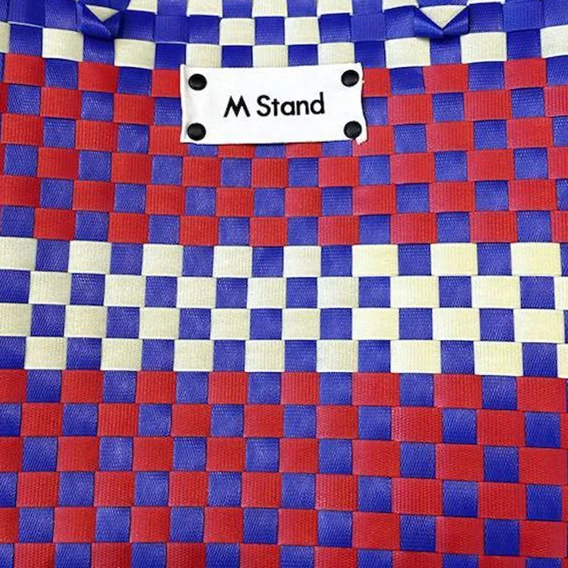 M Stand Polypropylene Pp Tote Bag, Shopping Bag, Handbag Regular Women's Multicolor-1