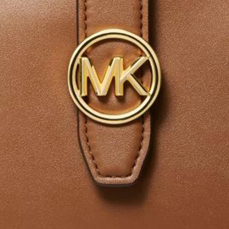 MICHAEL KORS Leather Crossbody One Shoulder Handbag Trumpets Women's Brown-2