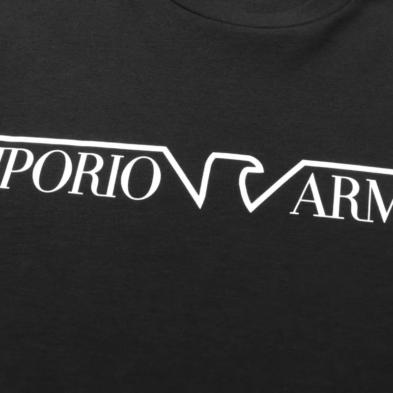 EMPORIO ARMANI FW24 Casual Sportswear Men's Black-6