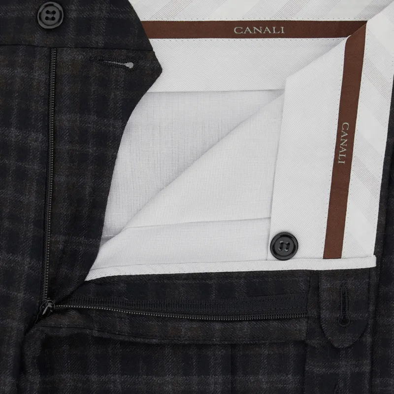 CANALI FW24 Suit Trouser Men's Blue-4