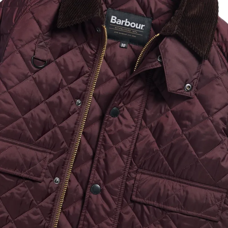 BARBOUR FW24 Jacket Men's Bordeaux Red-7