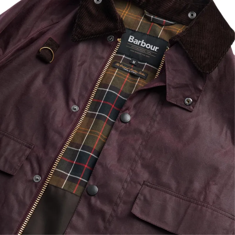 BARBOUR FW24 Jackets Coats Men's Bordeaux Red-6