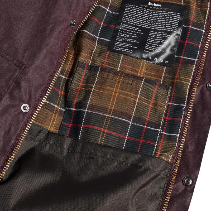BARBOUR FW24 Jackets Coats Men's Bordeaux Red-10