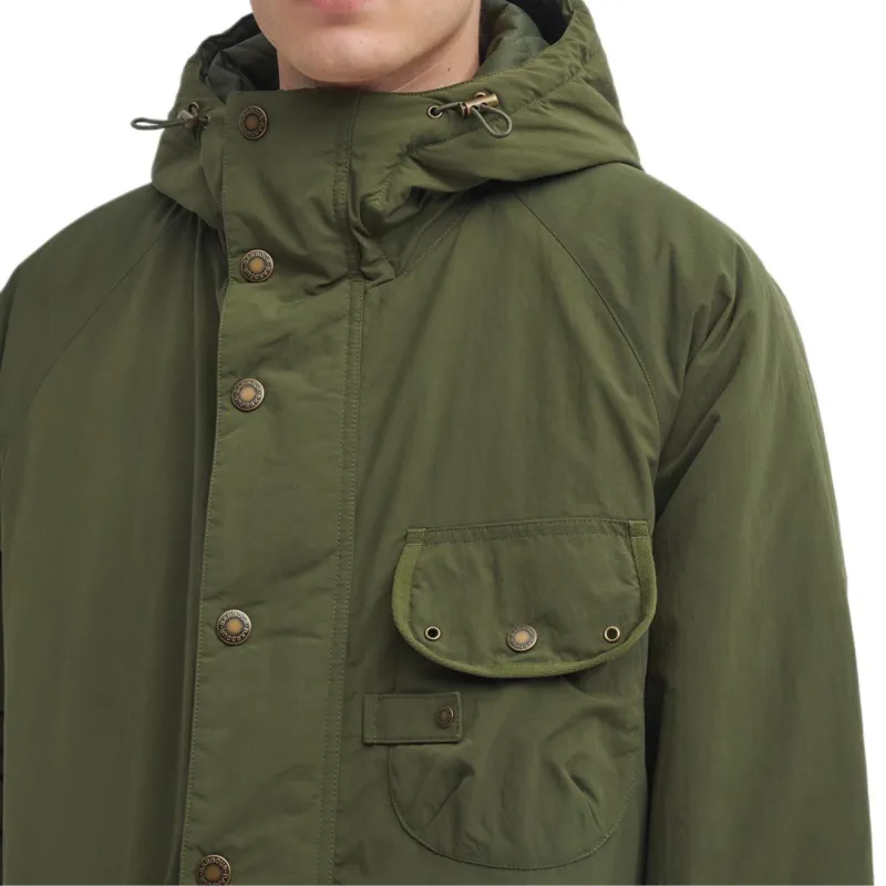 BARBOUR FW24 Puffer Jacket Men's Olive Green-8