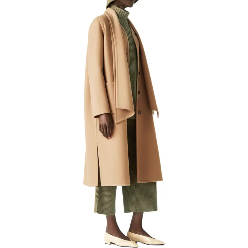 Loro Piana FW24 Coats Women's Light Umber-5