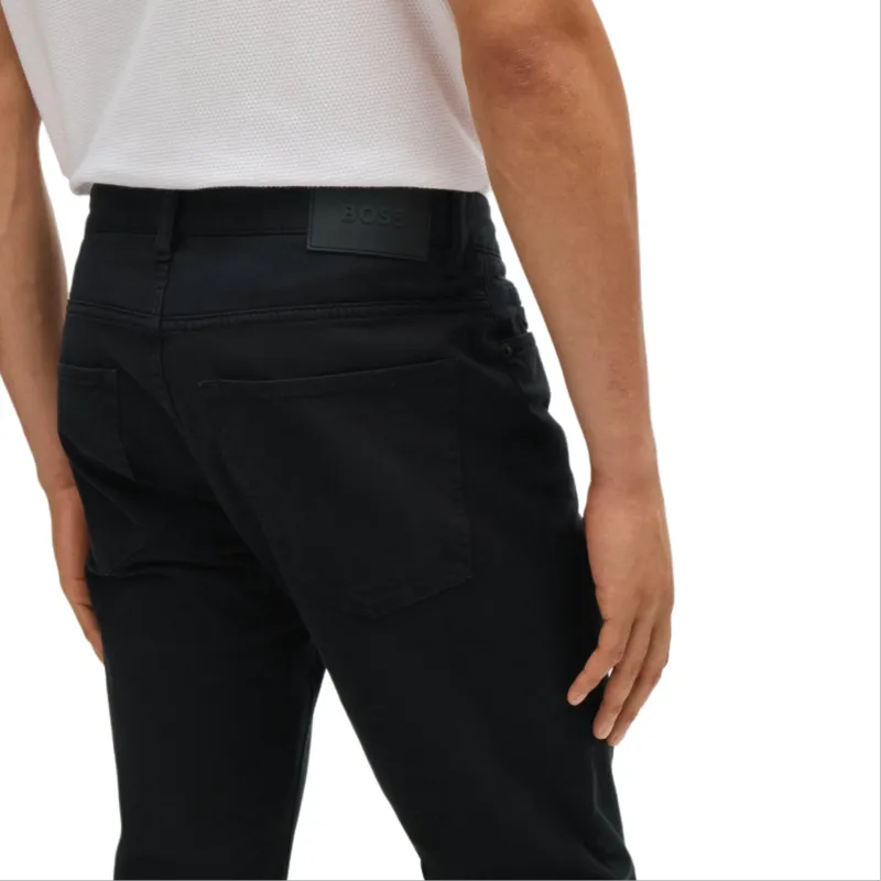 HUGO BOSS FW24 Casual Pants Men's Black-4