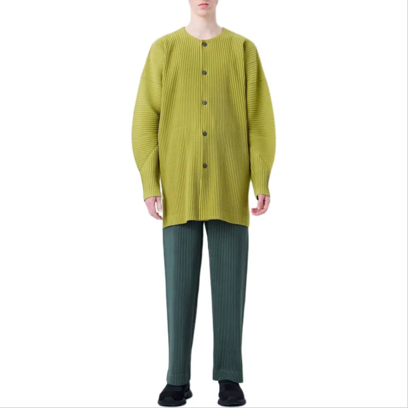 Homme Plissé Issey Miyake FW24 Knitwear Men's Yellow-1