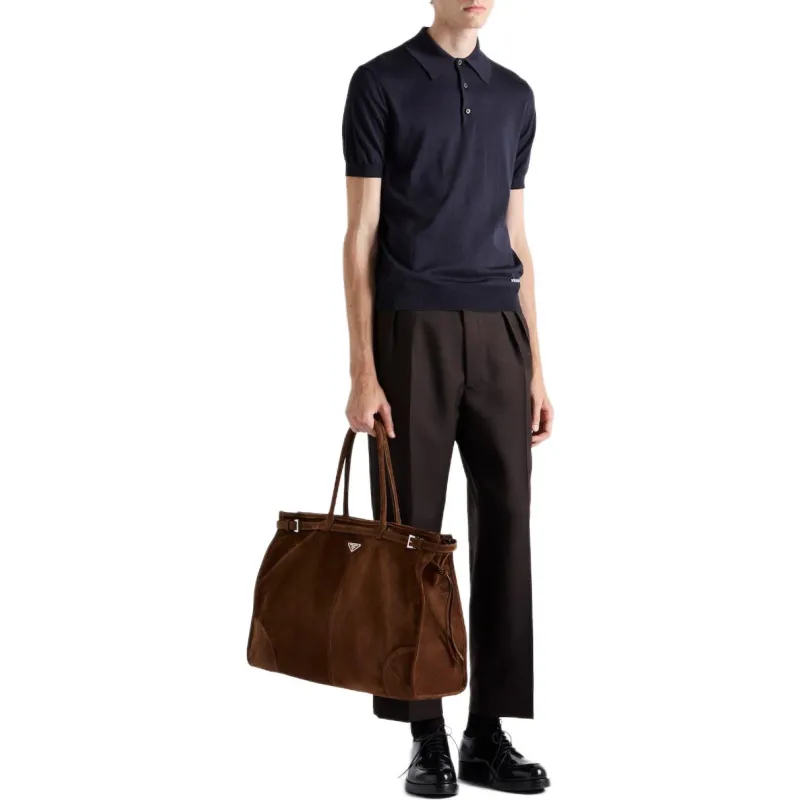 PRADA Silk Polo Shirt-1