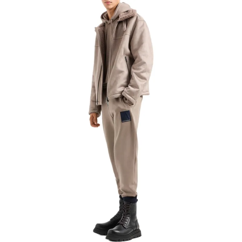 ARMANI EXCHANGE Shearling collar Jacket-1