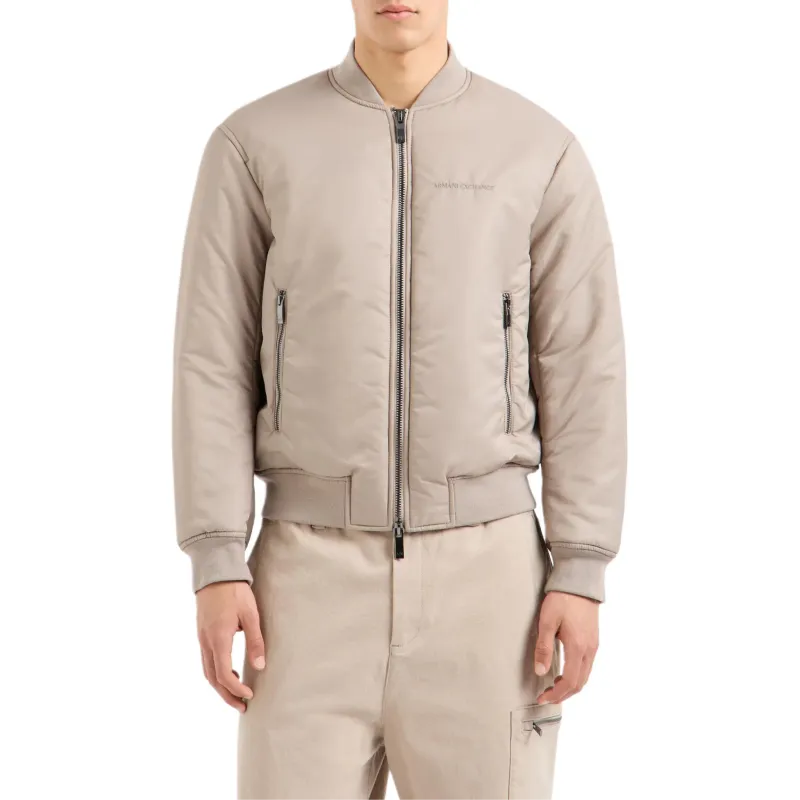 ARMANI EXCHANGEAE FW24 Jackets & Coats Men's Beige-1