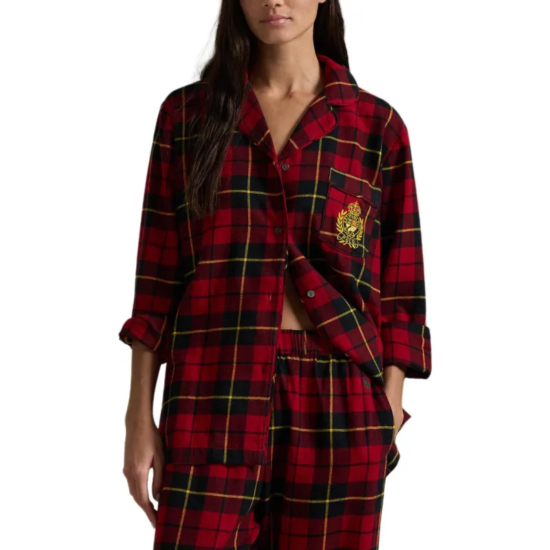 Polo Ralph Lauren FW24 Pajama Set Women's Red-3