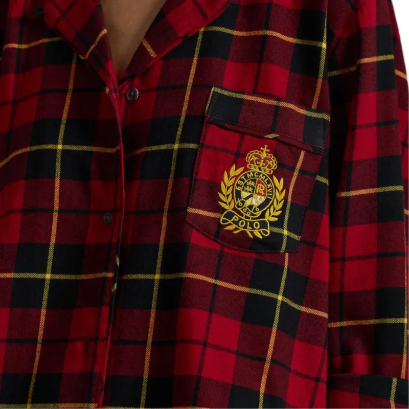 Polo Ralph Lauren FW24 Pajama Set Women's Red-4