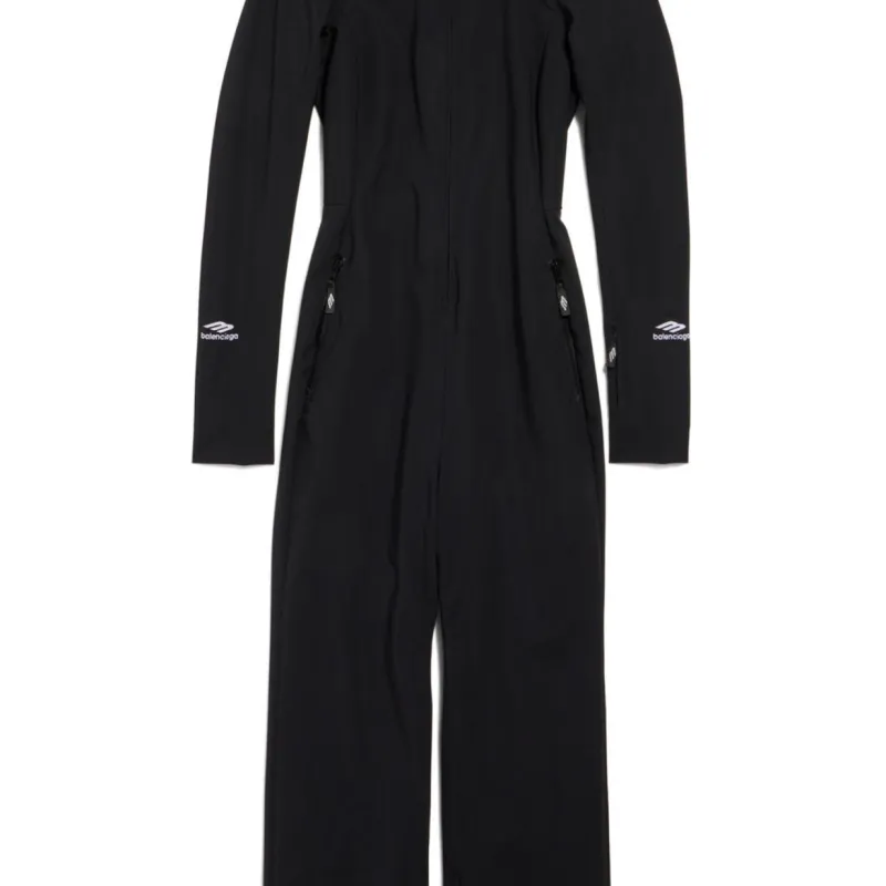 Balenciaga Ski Fitted Hooded Jumpsuit-2