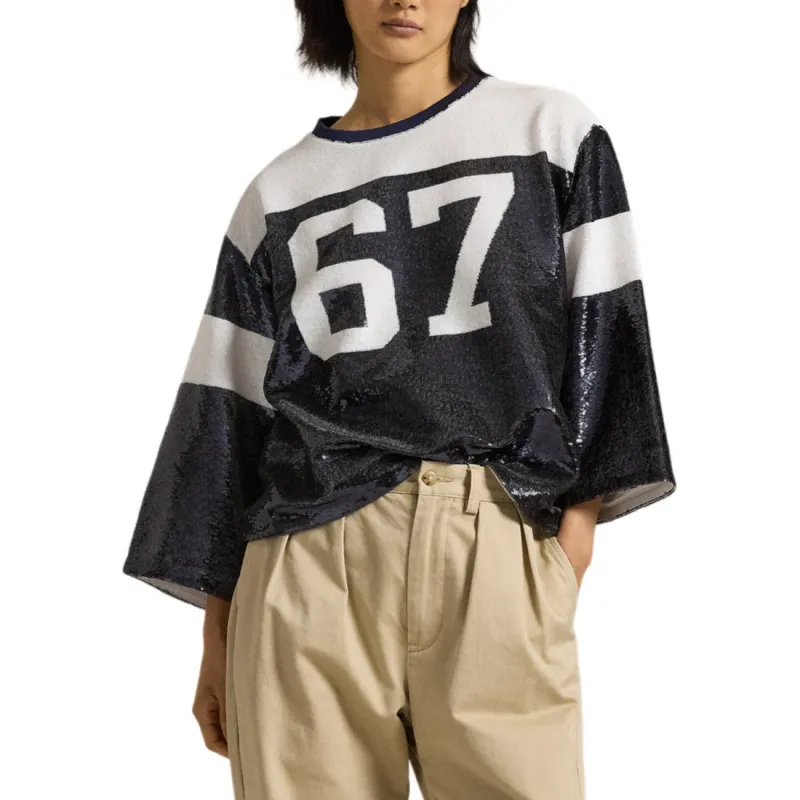 Polo Ralph Lauren Sequin embellished T shirt-2