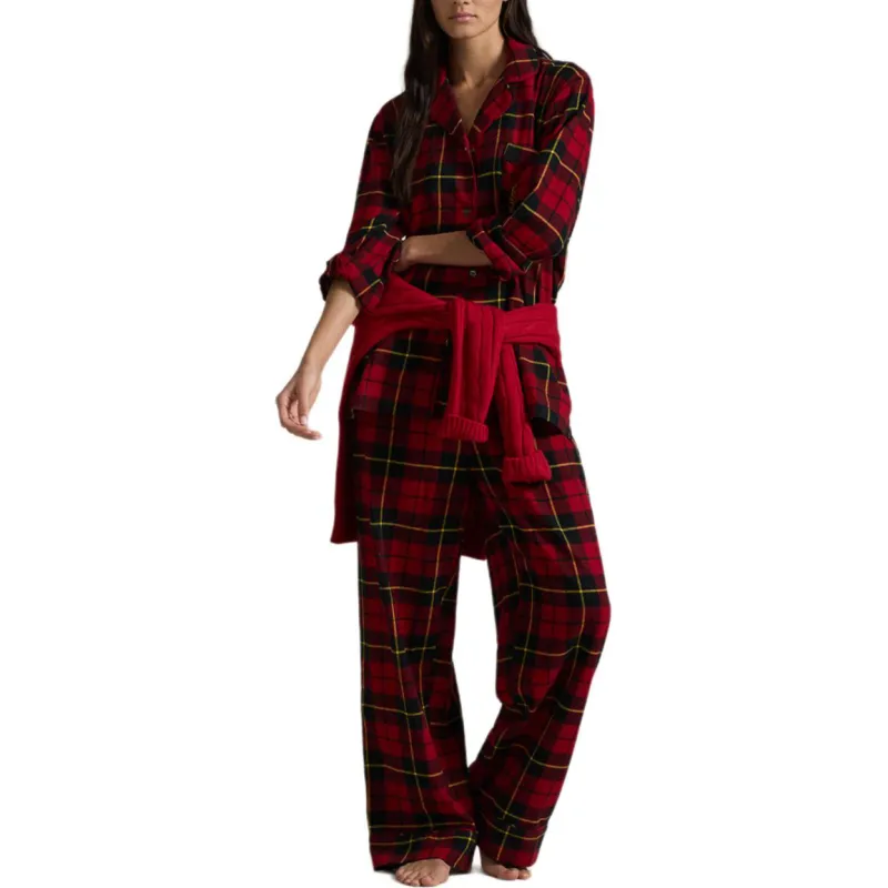Polo Ralph Lauren FW24 Pajama Set Women's Red-1