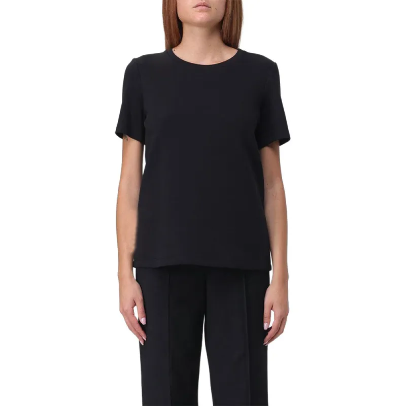 'S MAX MARA Logo embroidered Scuba T shirt-1