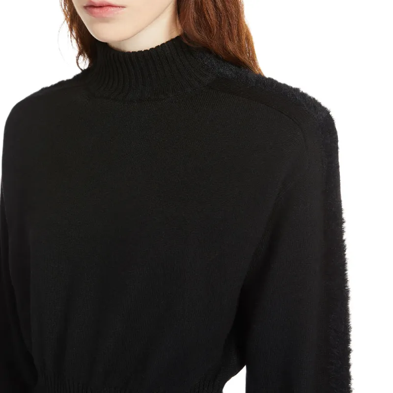 SportMax Turtleneck Knitted Mini Dress-4