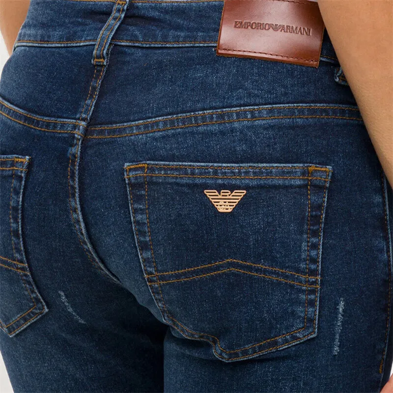 EMPORIO ARMANI FW22 Jeans Women's Dark Blue-5