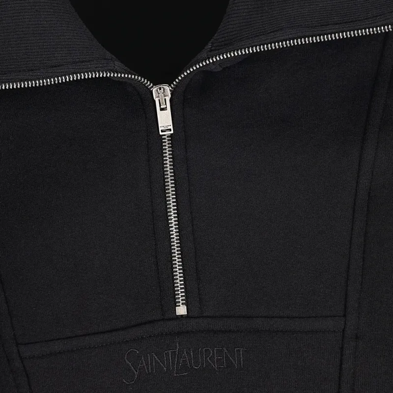 SAINT LAURENT SS23 Sweatshirt Women's Black-5