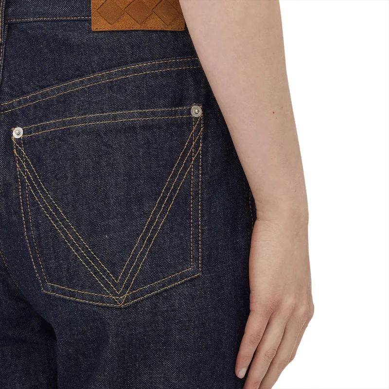 Bottega Veneta Mid Rise Palazzo Jeans-3