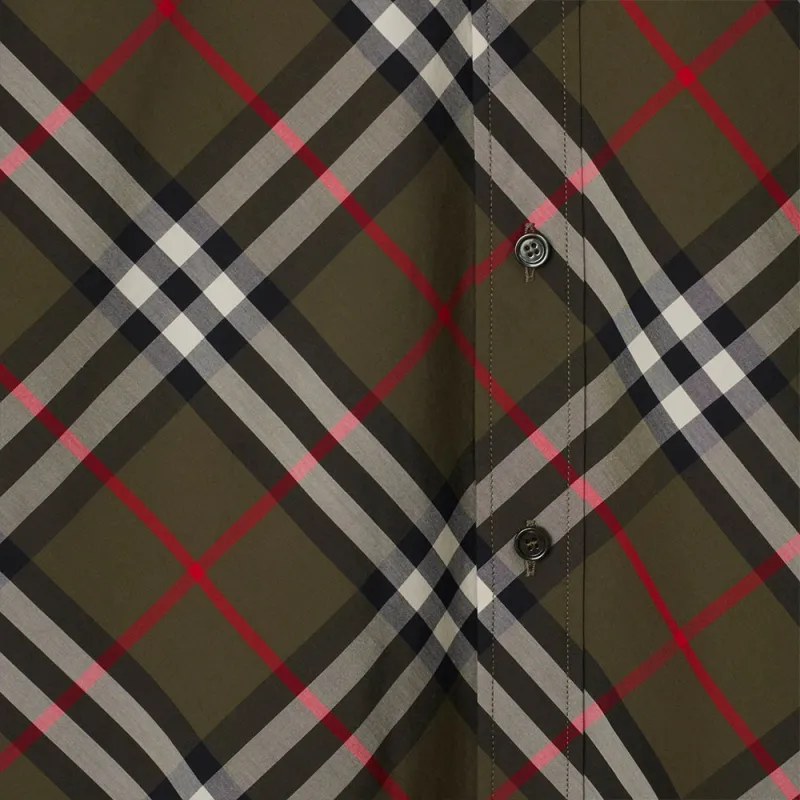 Burberry Short Sleeved Checked Shirt-5